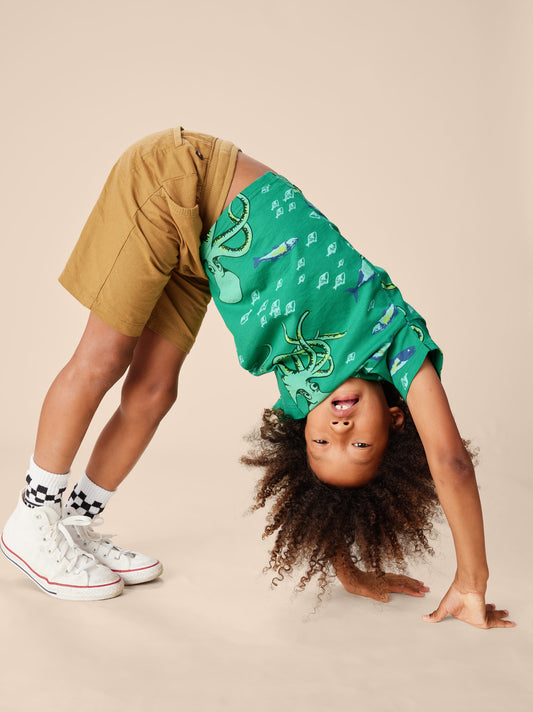 Tea Whale Wheat | Make Tracks Shorts