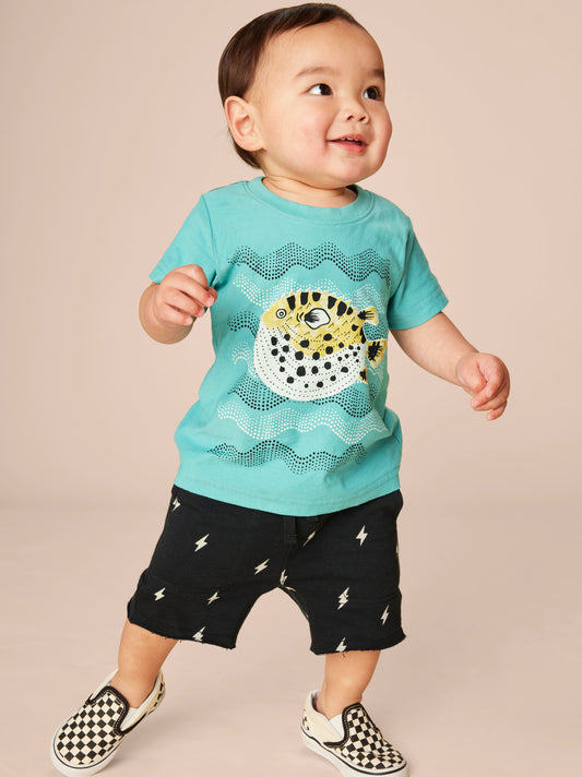 Tea Patina | Puffer Fish Graphic Tee