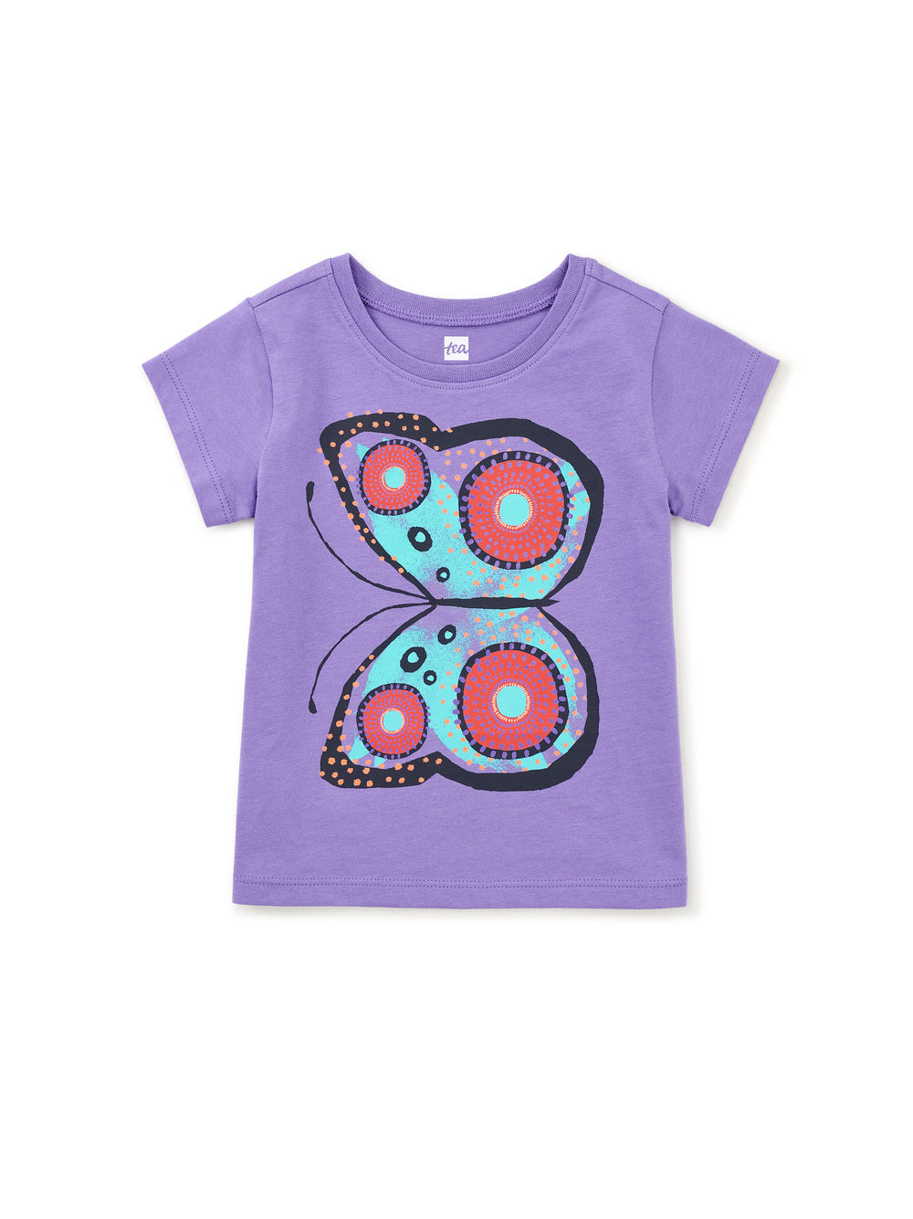 Tea Paisley Purple | Kenyan Butterfly Graphic Tee