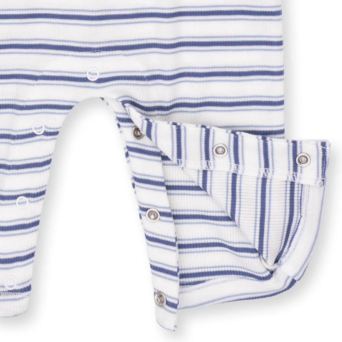 Angel Dear Cream Blue | Vintage Stripe Romper