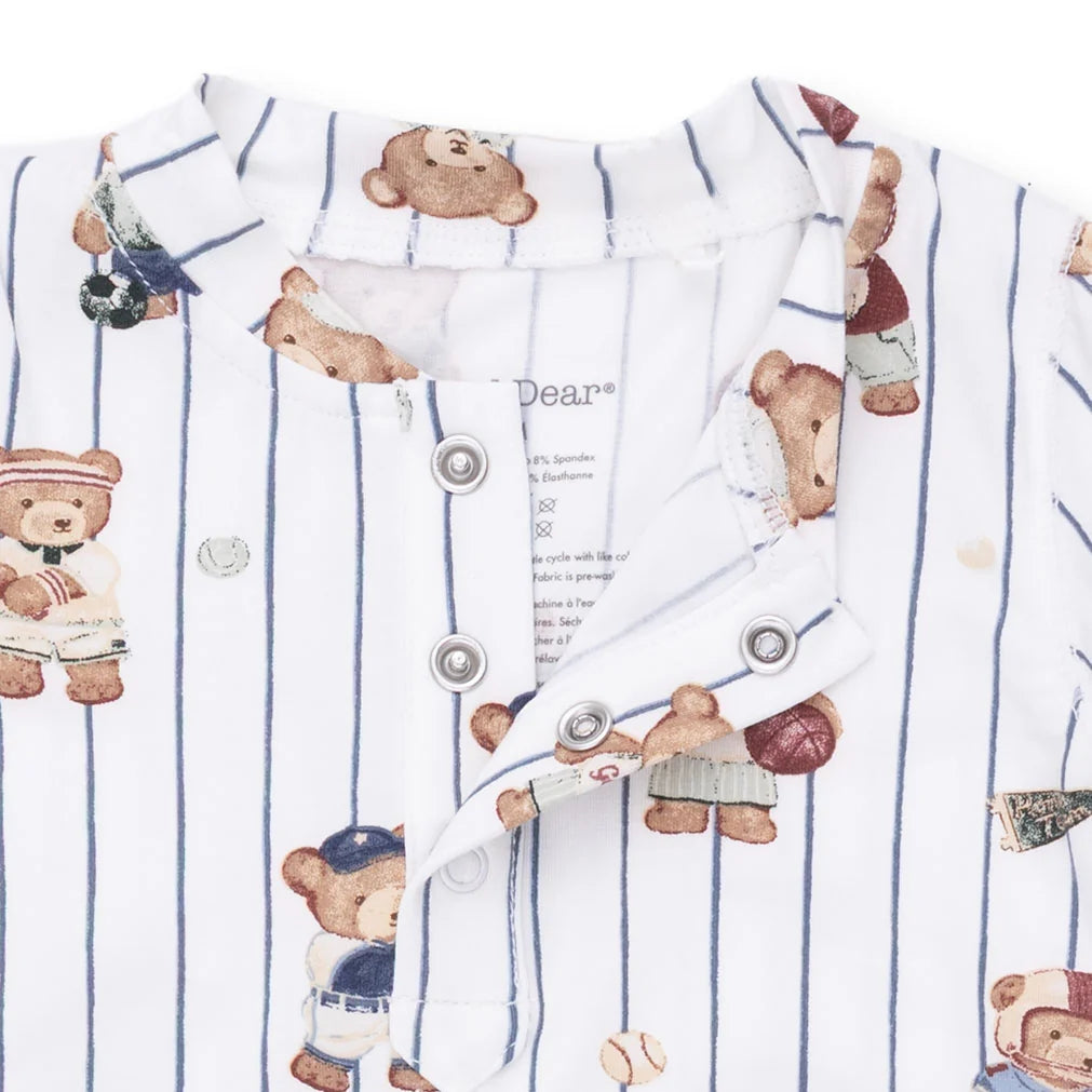 Angel Dear Ivory | Mixed Sports Bears Uni Romper