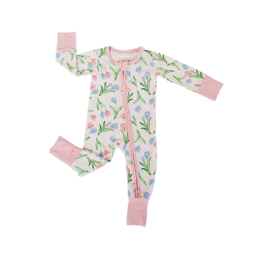 Hollis Baker Tulips | Zipper Romper