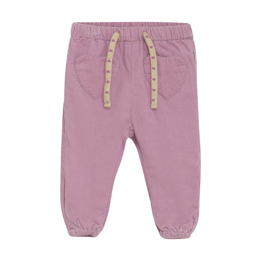 Minymo Mauve Orchid | Corduroy Pants With Lining