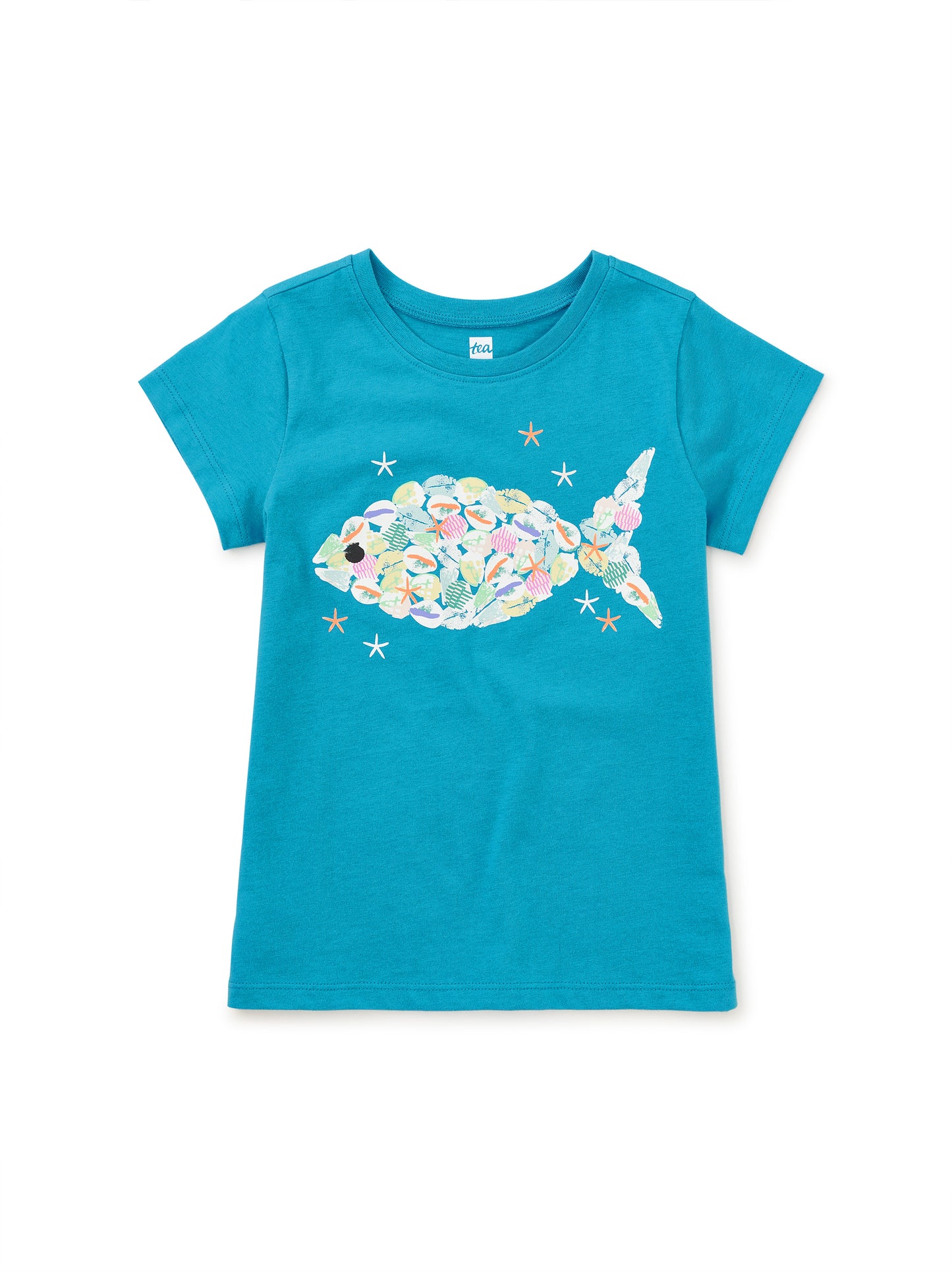 Tea Nordic Blue | Shell Fish Graphic Tee