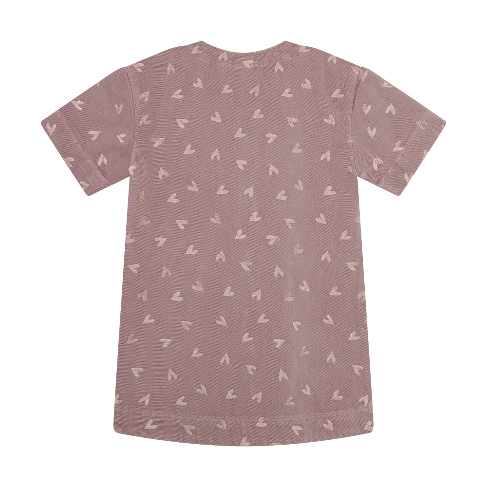 Minymo Fawn | Twill with Embroidery Dress
