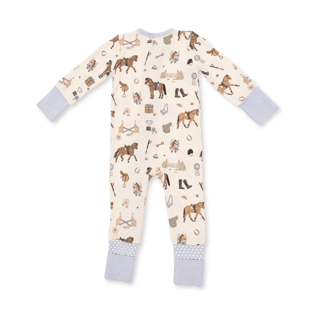 Angel Dear Pink Purple | Pretty Equestrian Convertible Romper
