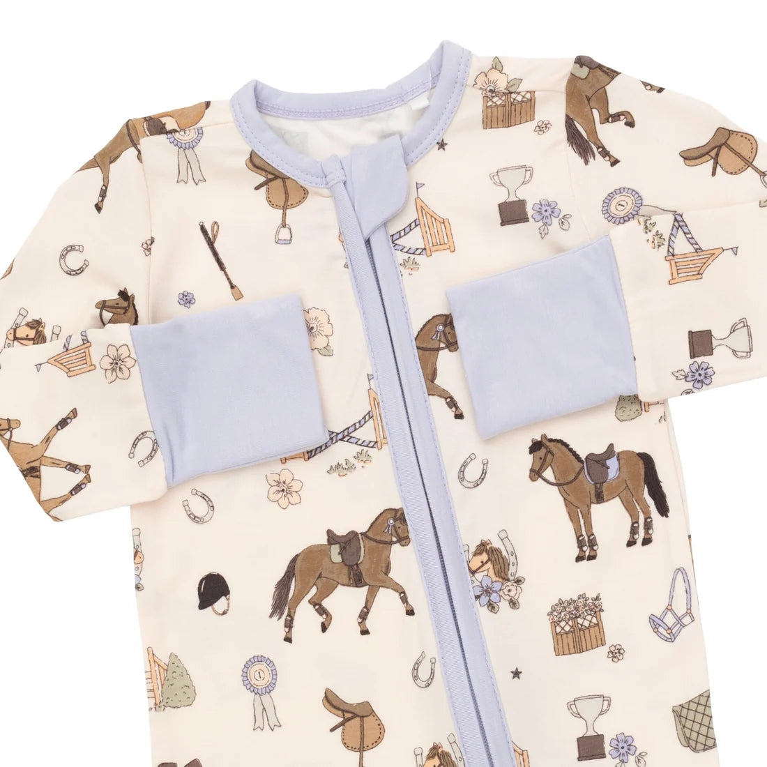 Angel Dear Pink Purple | Pretty Equestrian Convertible Romper