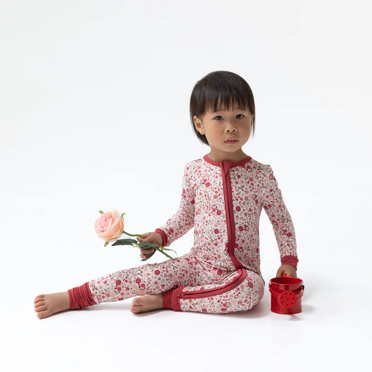 Angel Dear Ivory Rose | Serene Floral Convertible Romper