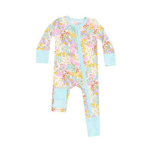 Angel Dear Amelia Floral | 2 Way Zipper Romper