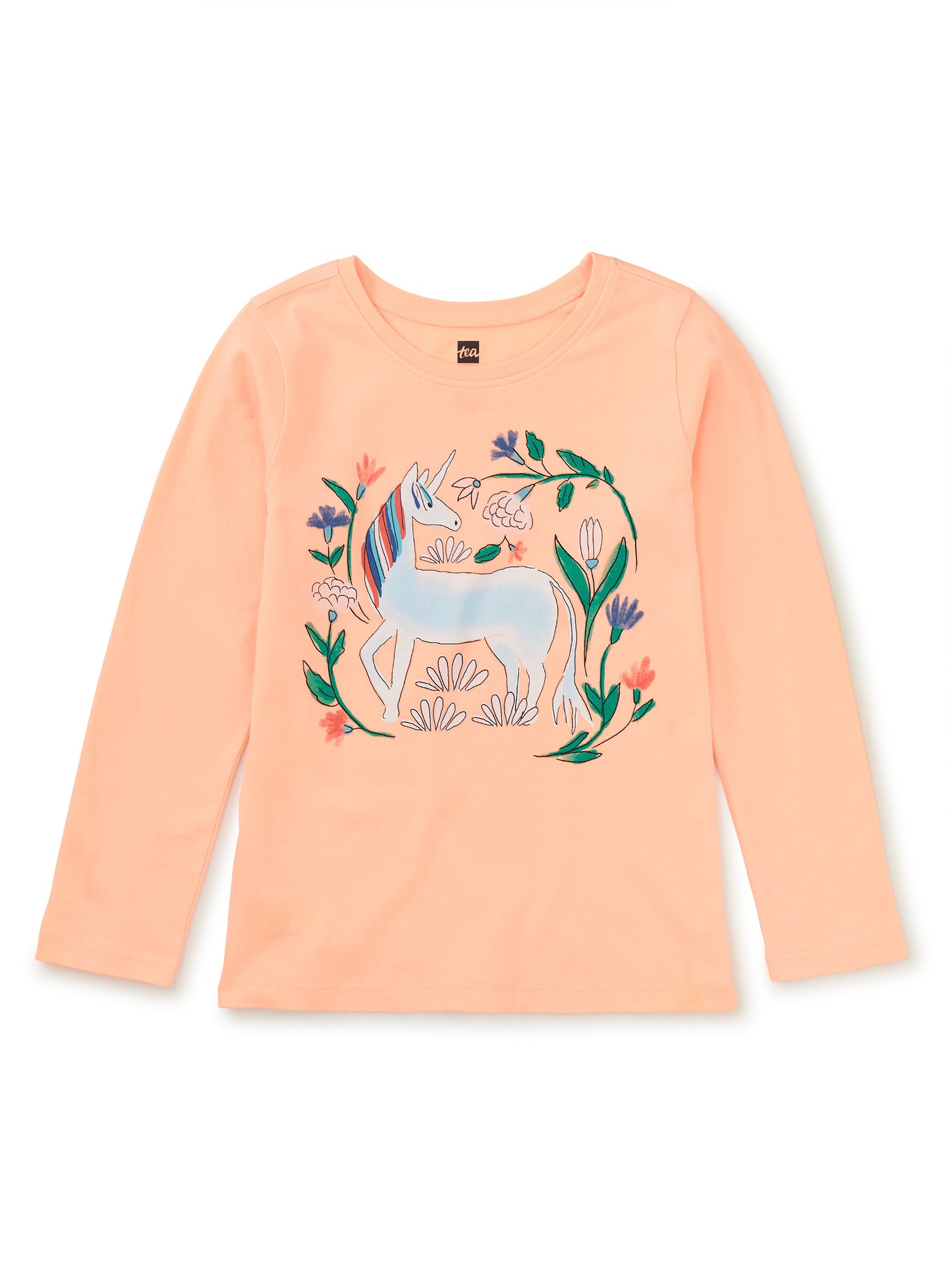 Tea Salmon | Unicorn Garden Graphic Tee