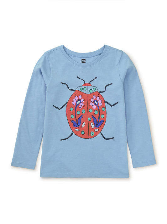 Tea Scenic Blue | Painted Ladybug Graphic Tee