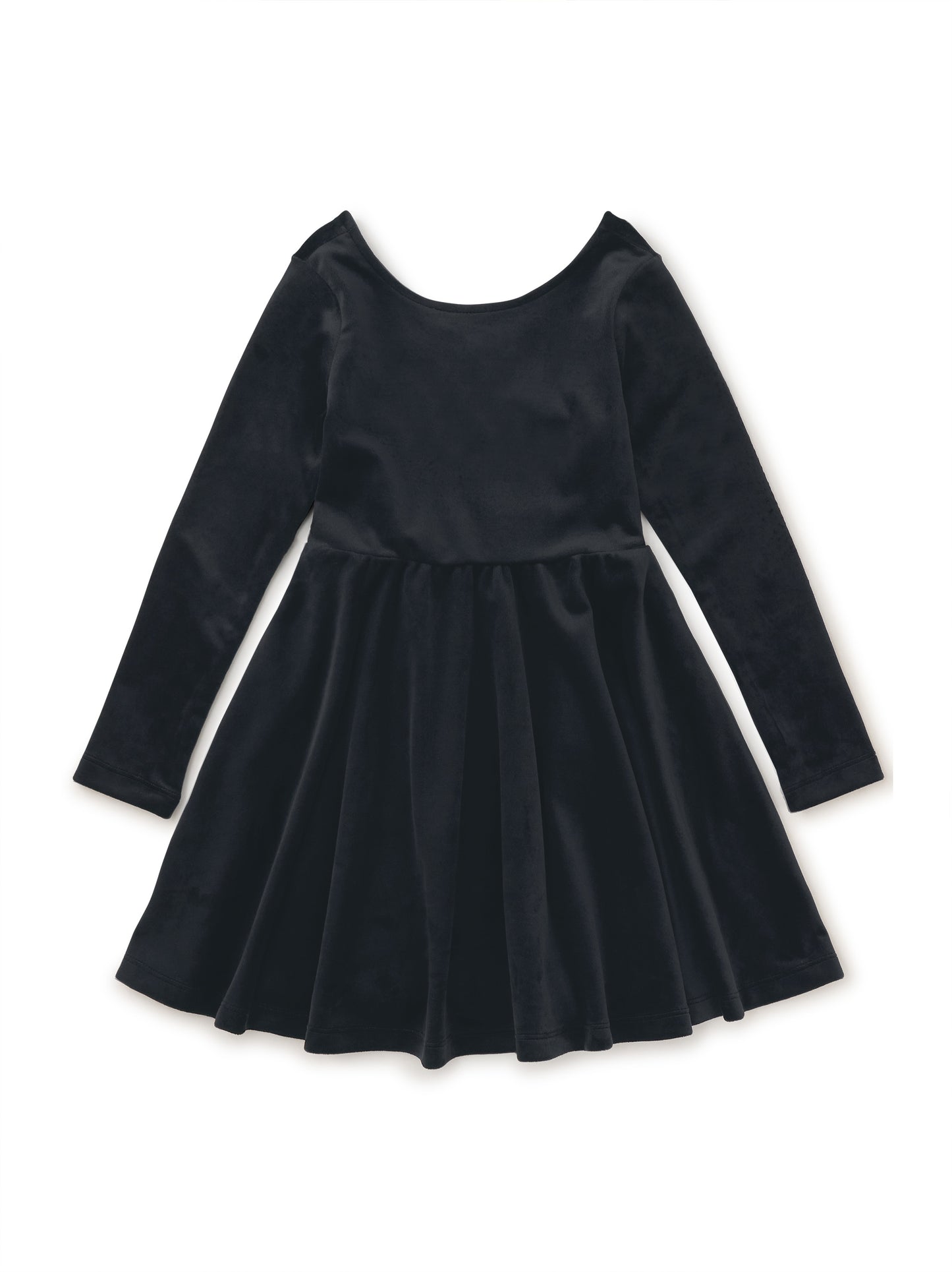 Tea Jet Black | Velour Ballet Dress