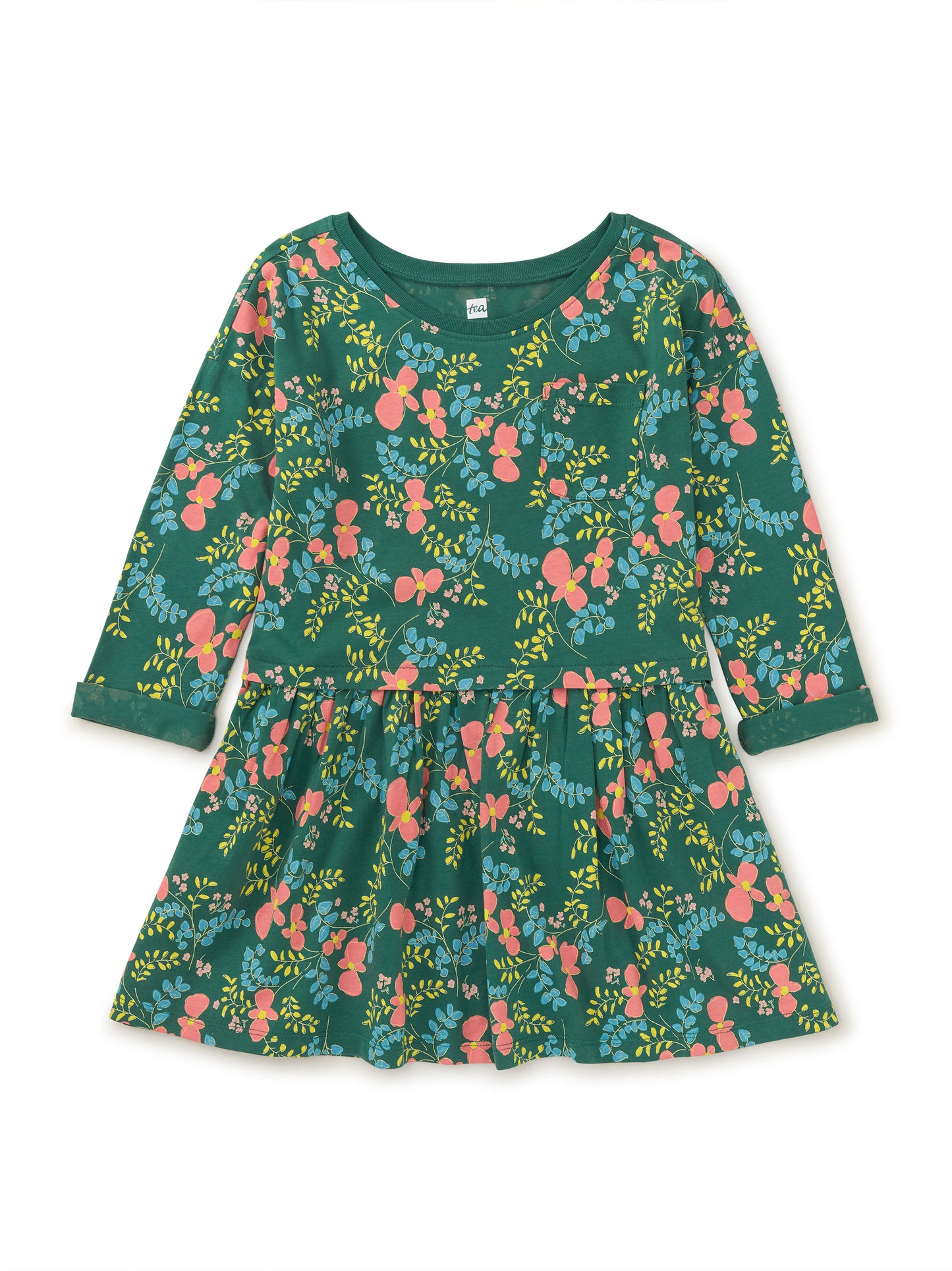 Tea Date Palm | Printed Pocket Play Dress