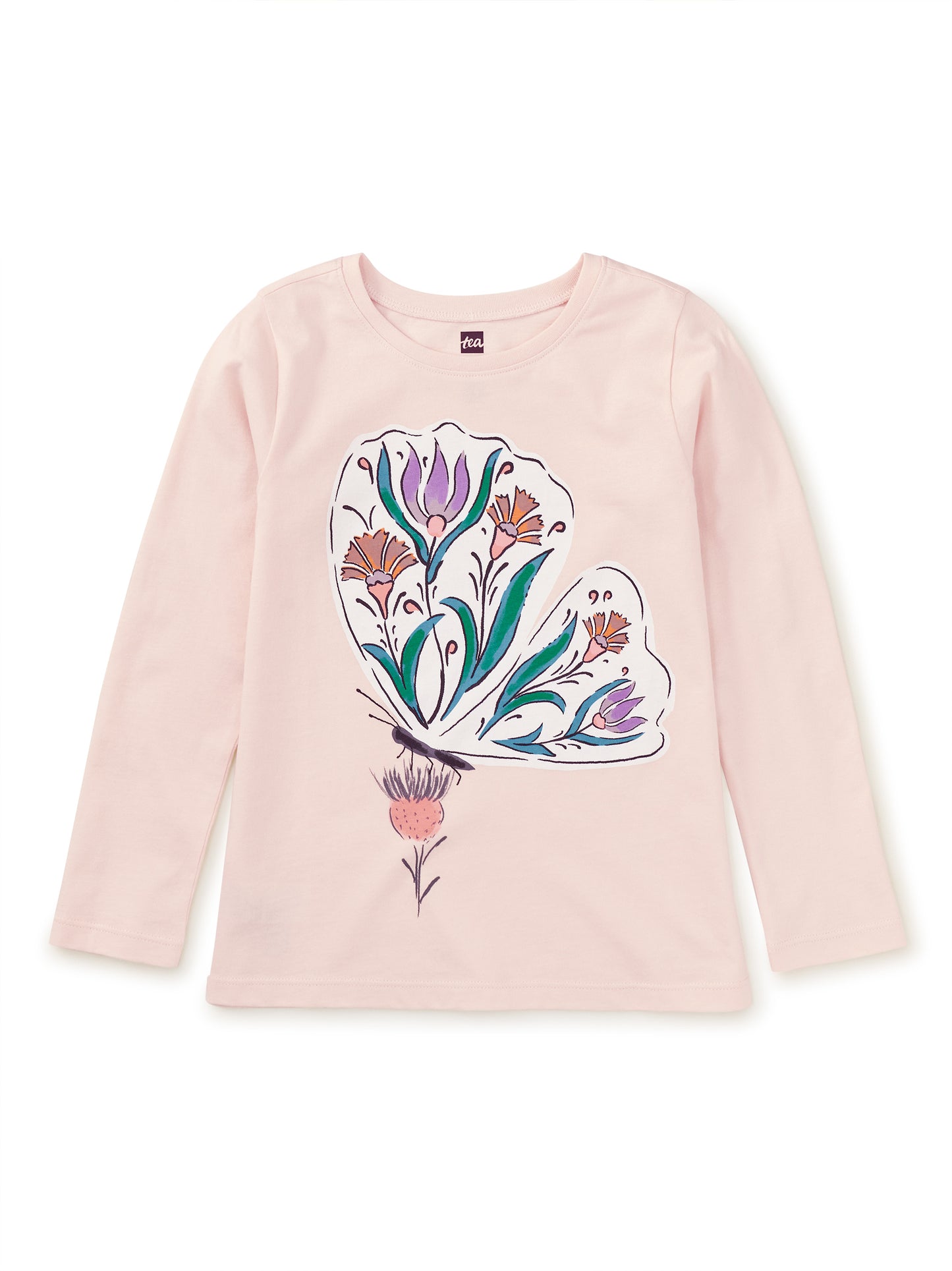 Tea Creole Pink | Painted Butterfly Graphic Tee