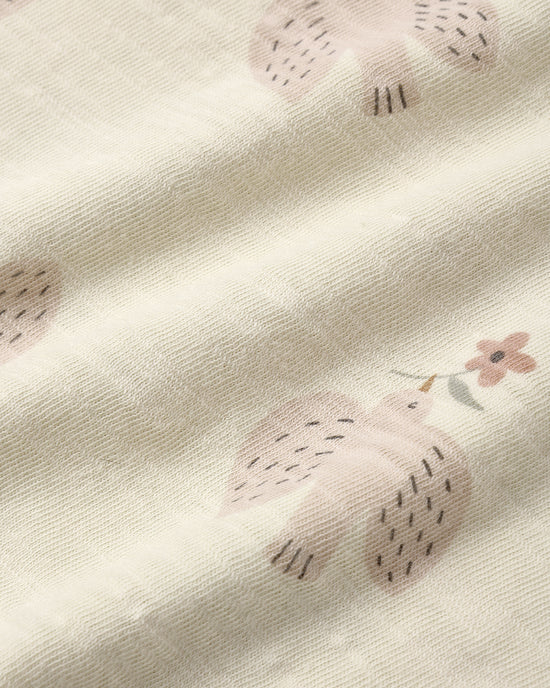 Rylee + Cru Natural Sparrows | Long Sleeve Tee + Pant Set