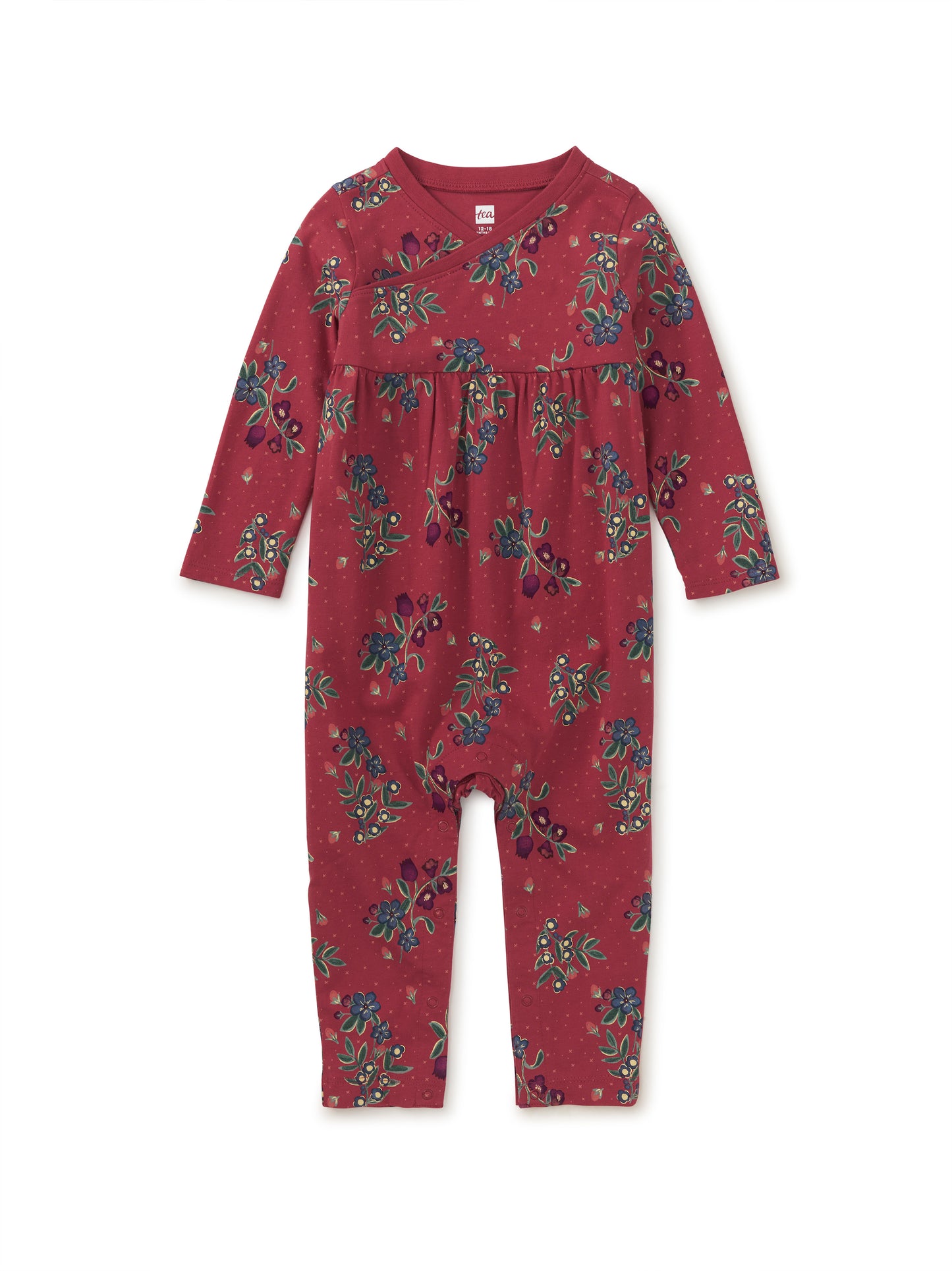 Tea Turkish Tea Floral | Wrap Neck Romper