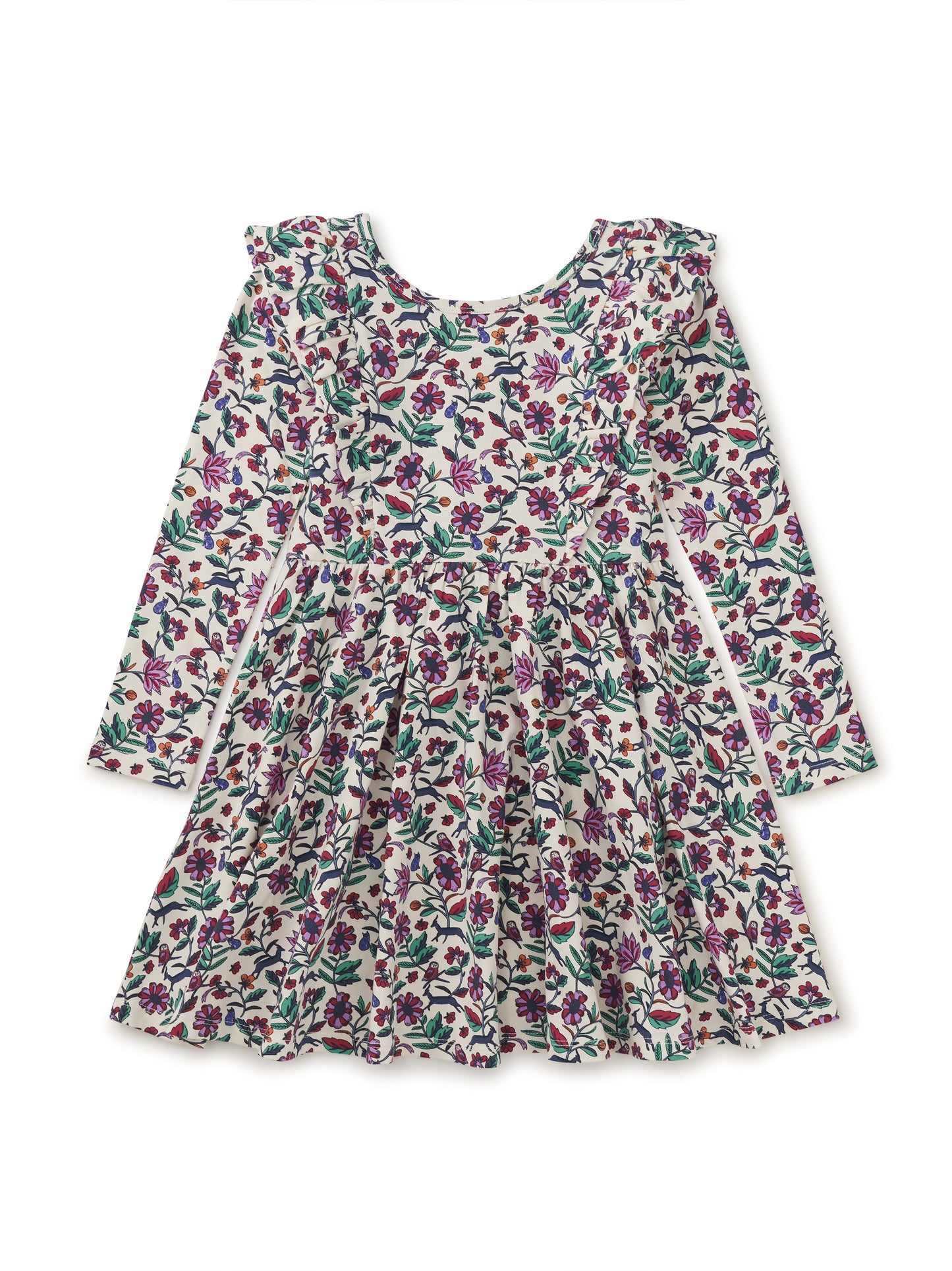 Tea Iznik Flora & Fauna | Ruffle Shoulder Ballet Dress