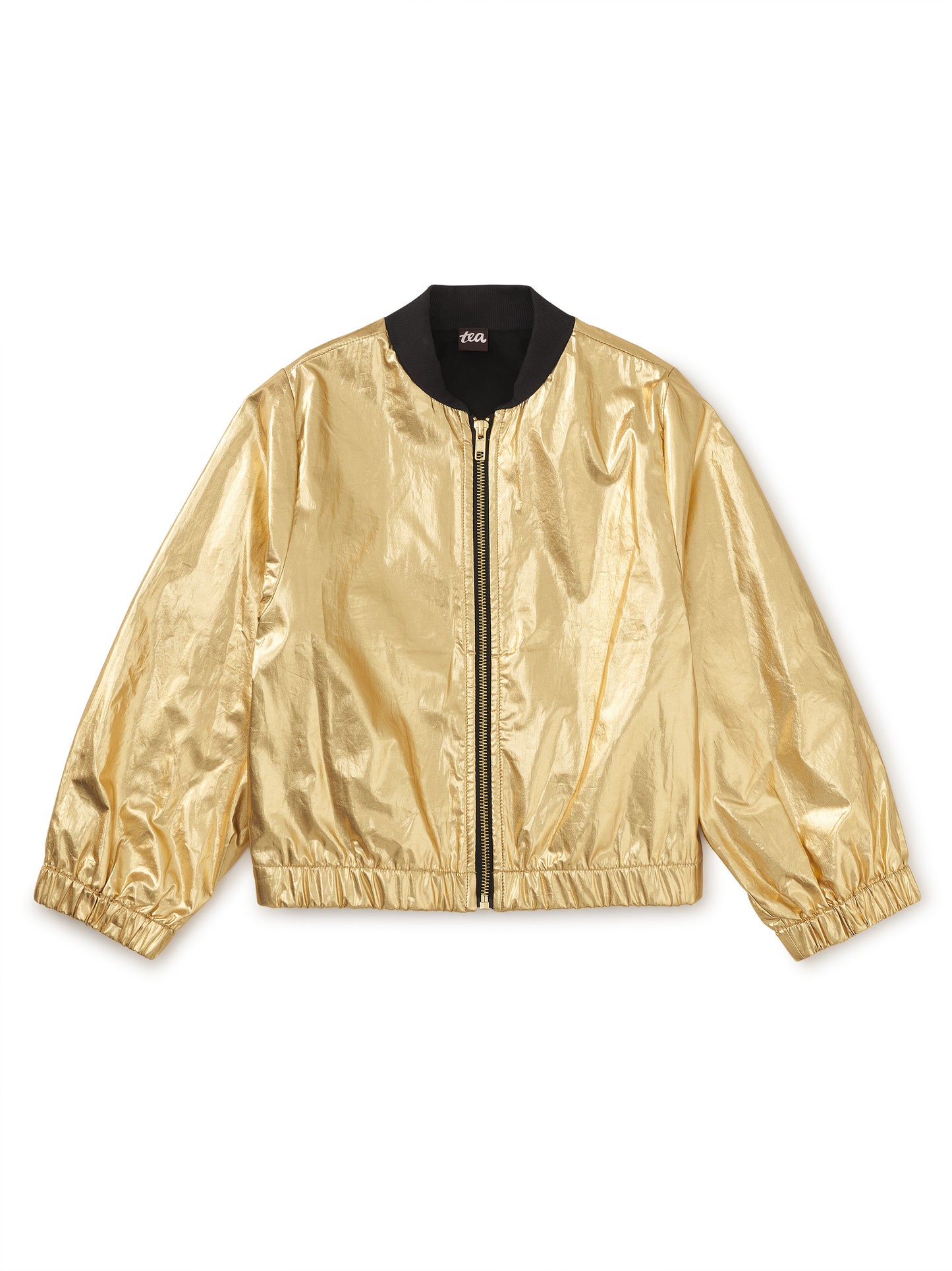 Tea Metallic Gold | Bomber Jacket