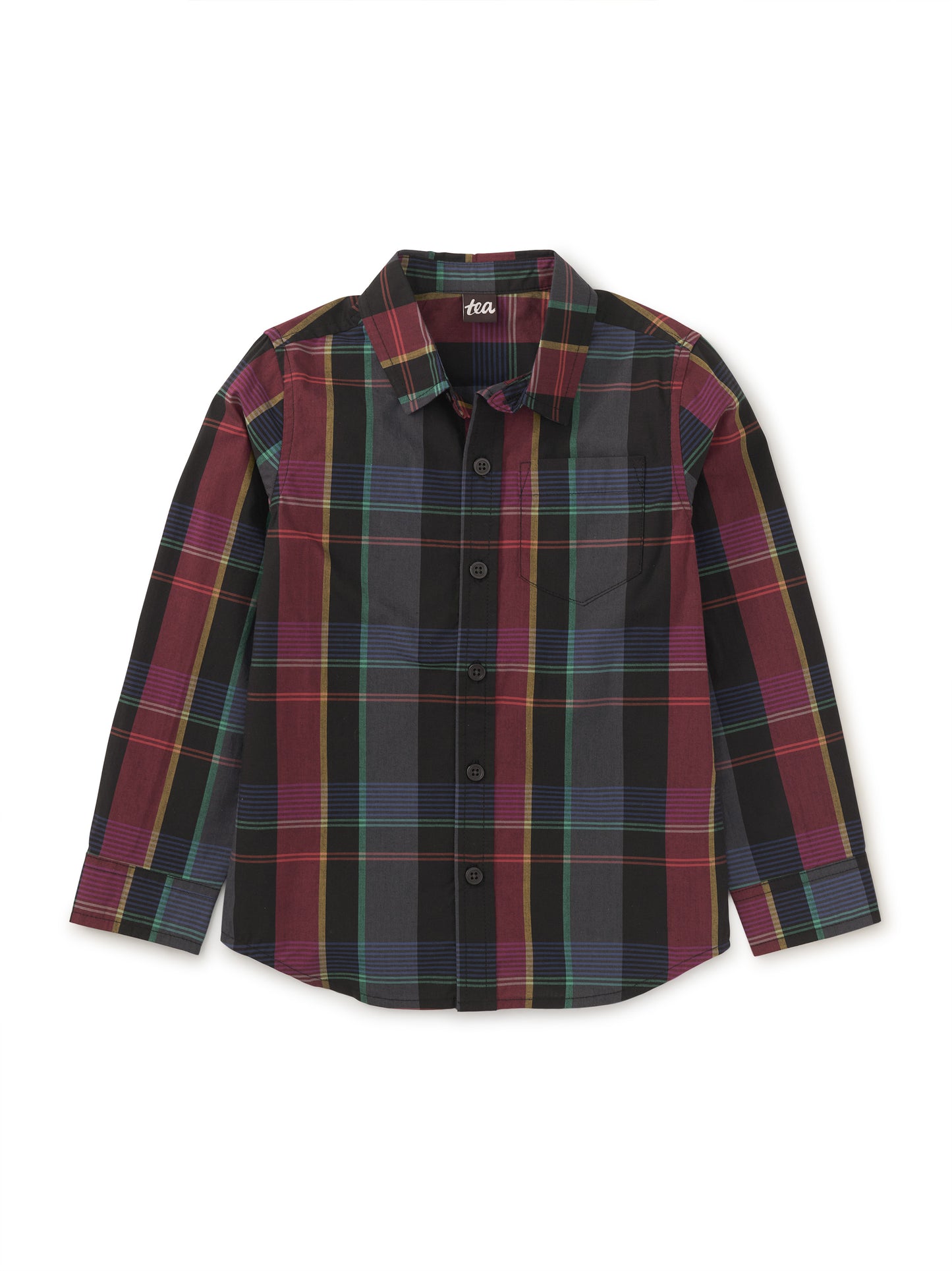 Tea Family Plaid | Button Up Shirt