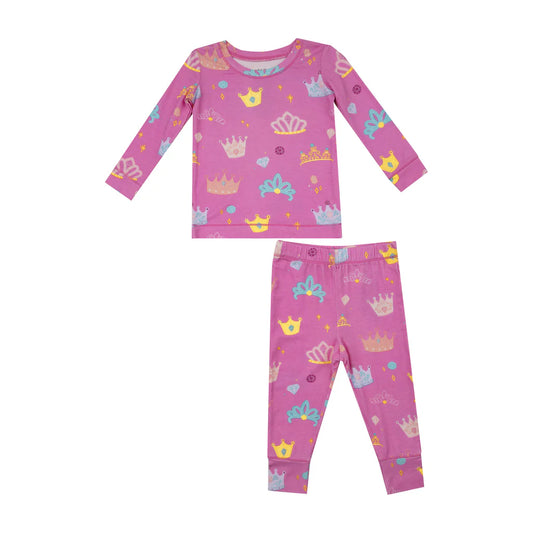 Angel Dear Princess Crowns | Long Sleeve Loungewear Set