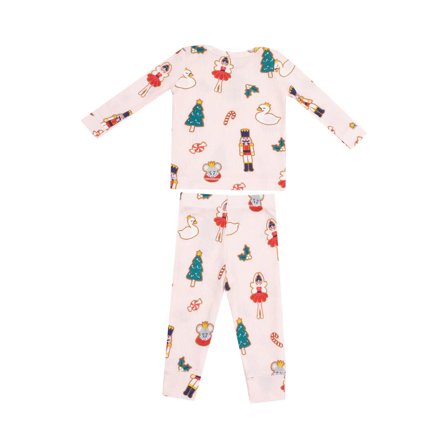 Angel Dear Pink Sugar Plum Fairy Christmas Cookie | Long Sleeve Loungewear Set