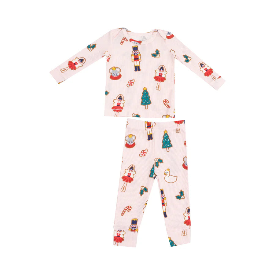 Angel Dear Pink Sugar Plum Fairy Christmas Cookie | Long Sleeve Loungewear Set