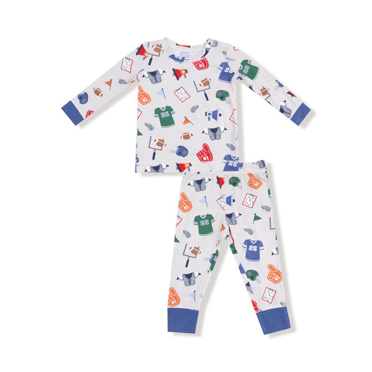 Angel Dear Grey Game Day | Long Sleeve Loungewear Set