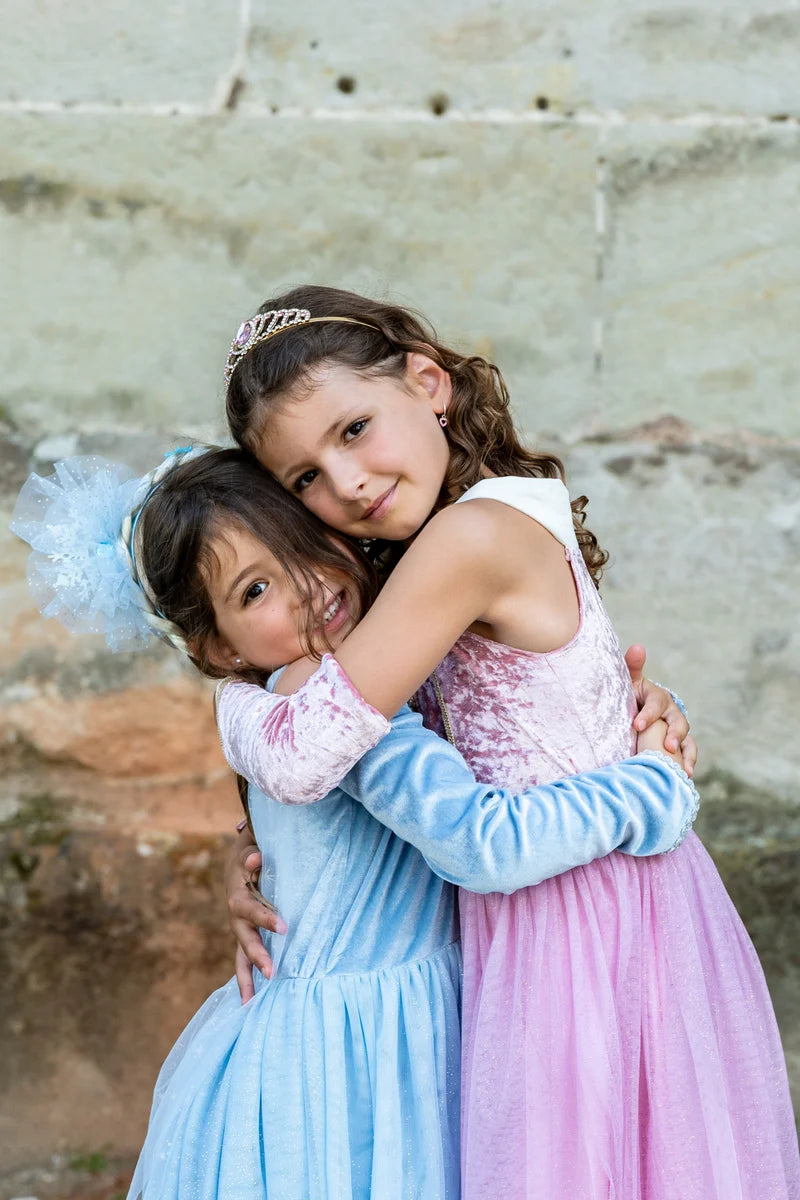 Great Pretenders Sparkling Blue | Velvety Soft Sister Forever Princess Dress
