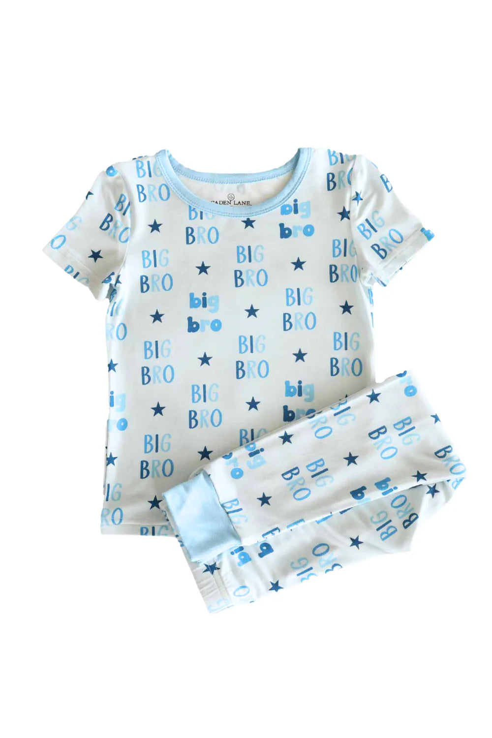 Caden Lane Blue | Big Bro Two Piece PJ Set