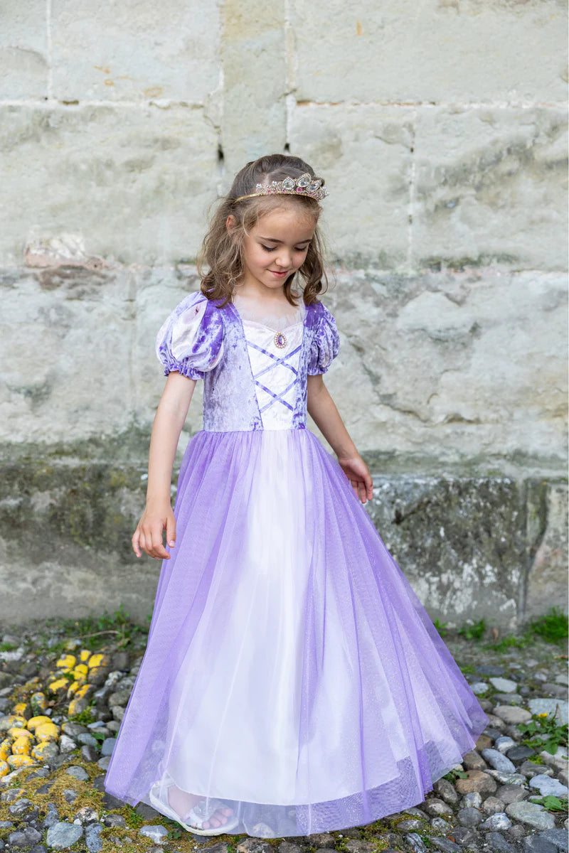Great Pretenders Purple | Velvety Soft Once Upon a Tower Princess Dress