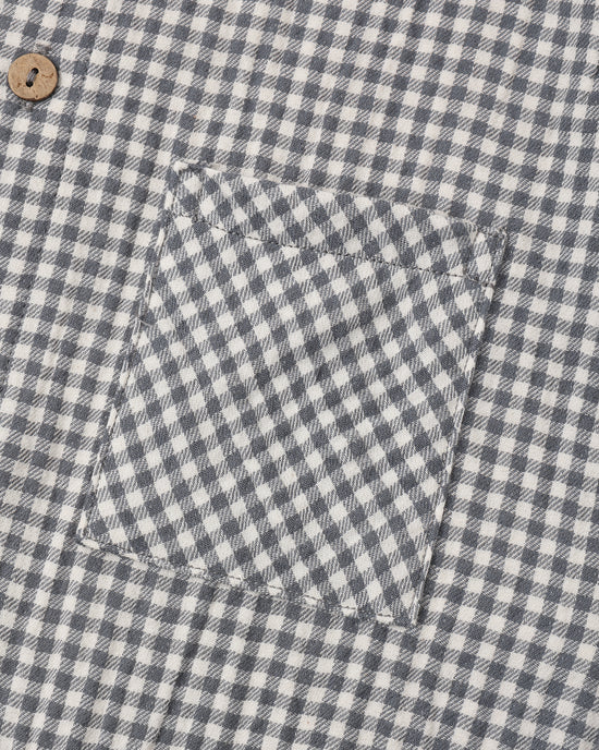 Quincy Mae Midnight Gingham | Pocketed Woven Jumpsuit