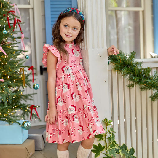 Pink Chicken Pink Candy Cane Santa | Jennifer Dress