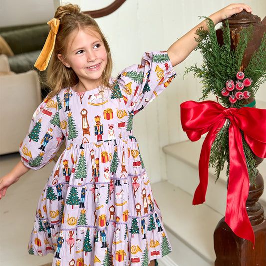 Pink Chicken Lavender Nutcracker | Peachy Dress