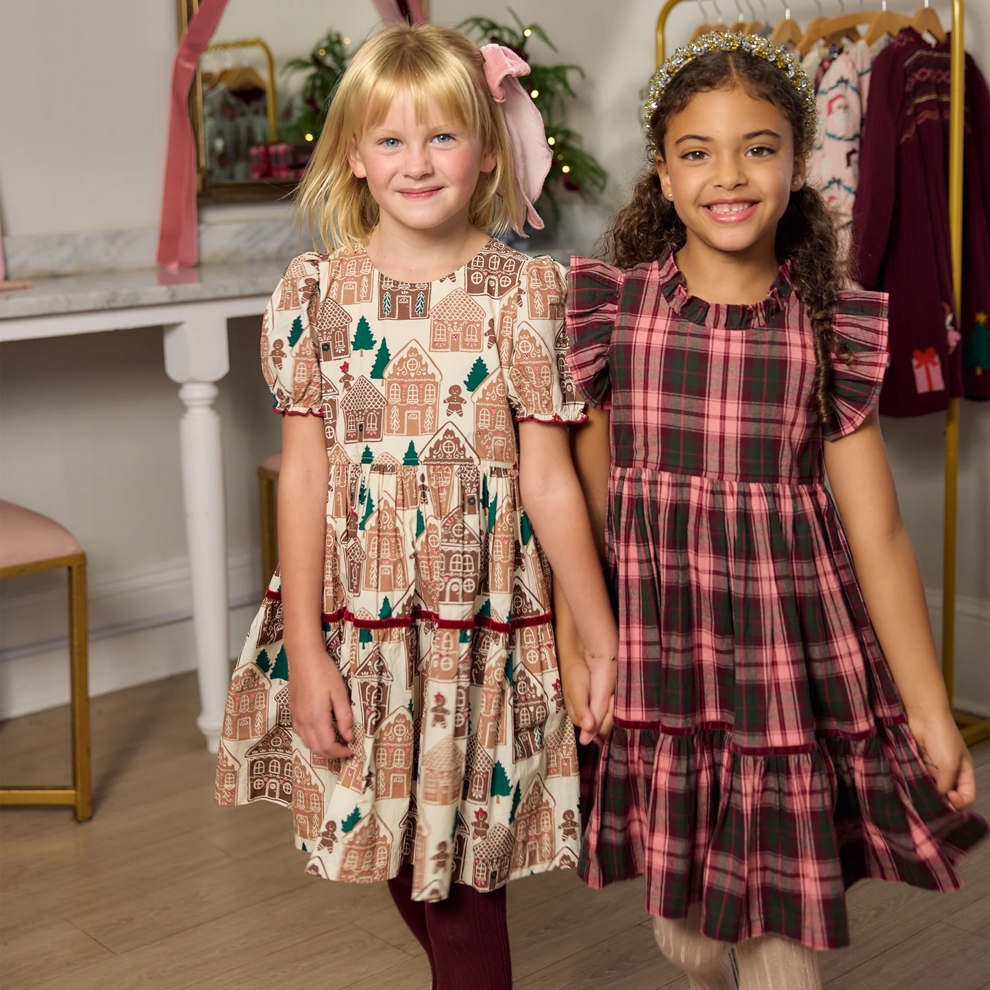 Pink Chicken Gingerbread House | Eliza Dress