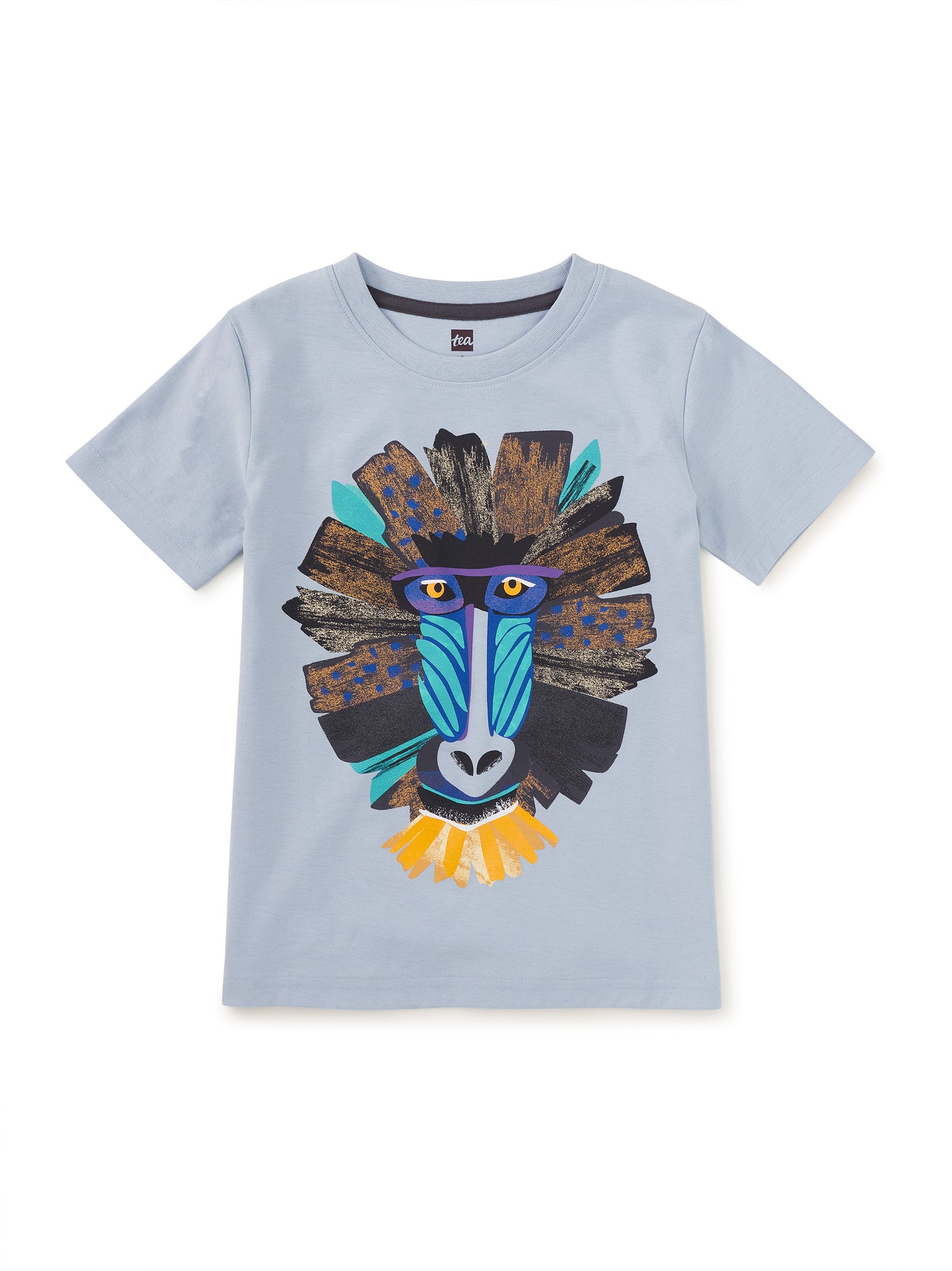 Tea Blue Fog | Mandrill Monkey Graphic Tee