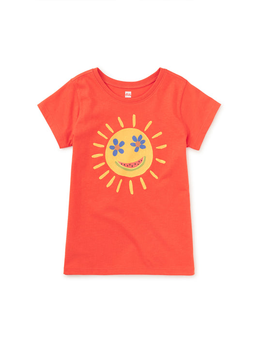 Tea Nectarine | Smiley Sun Graphic Tee