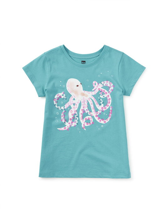 Tea Cyan | Octopus Samba Graphic Tee