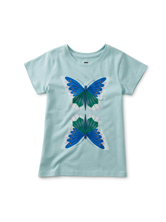 Tea Canal Blue | Carnival Butterfly Graphic Tee