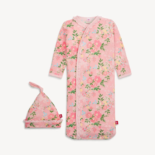 Magnetic Me Ainslee | Ruffle Placket Gown + Hat Set