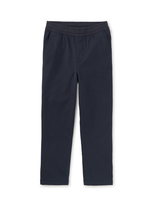 Tea Indigo | Timeless Stretch Twill Pants