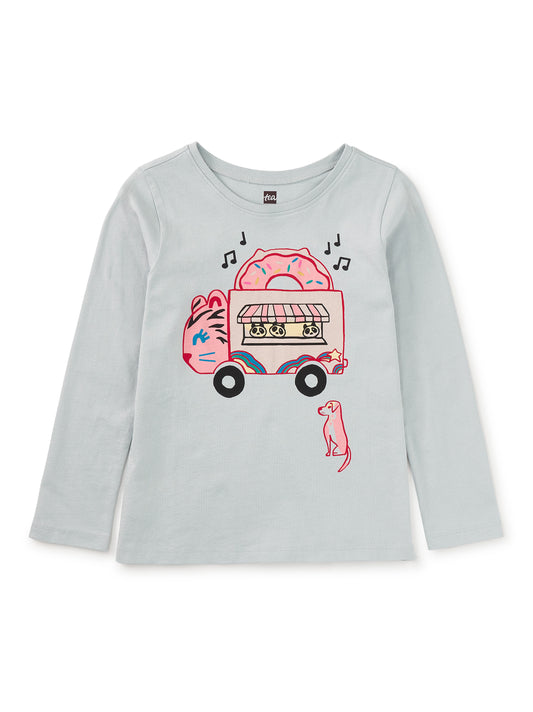 Tea Pearl Blue | Donut Truck Graphic Tee