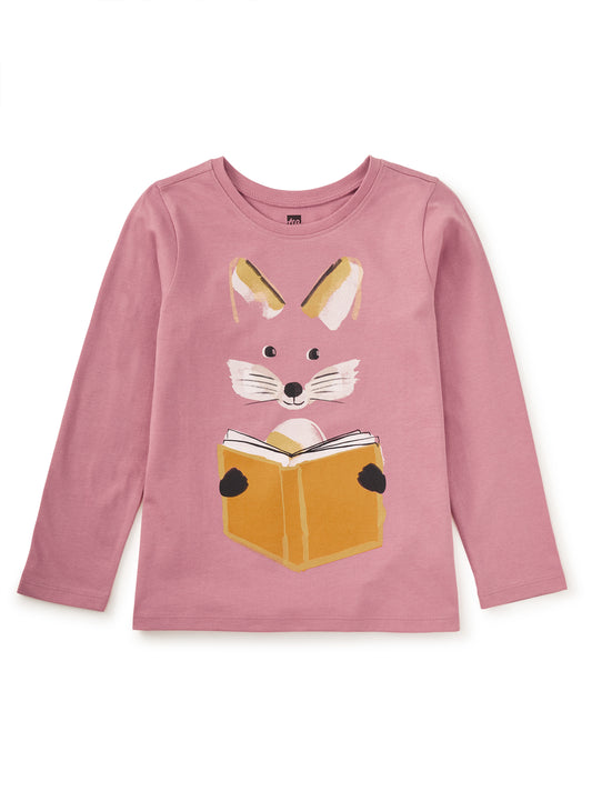Tea Antique Rose | Reading Fox Double Sided Tee