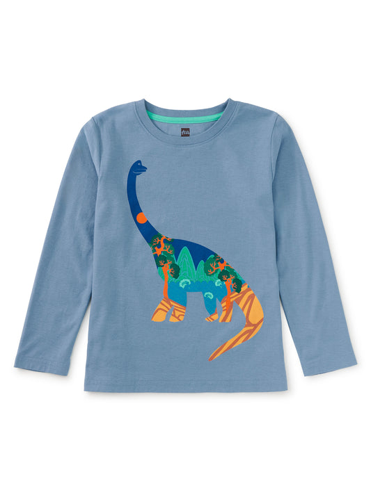 Tea Blue Tide | Korea in a Dino Graphic Tee