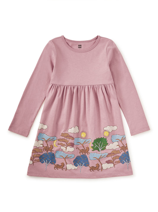 Tea Hydrangea | Tiger Story Skirted Dress