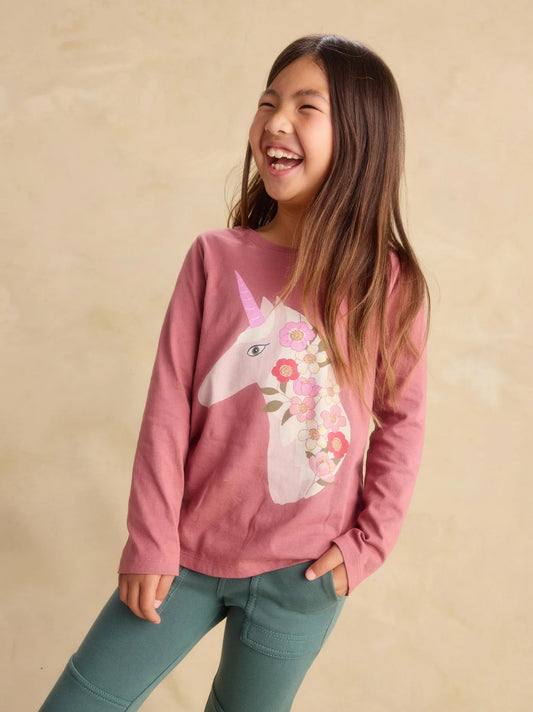 Tea English Rose | Royal Meadow Unicorn Graphic Tee
