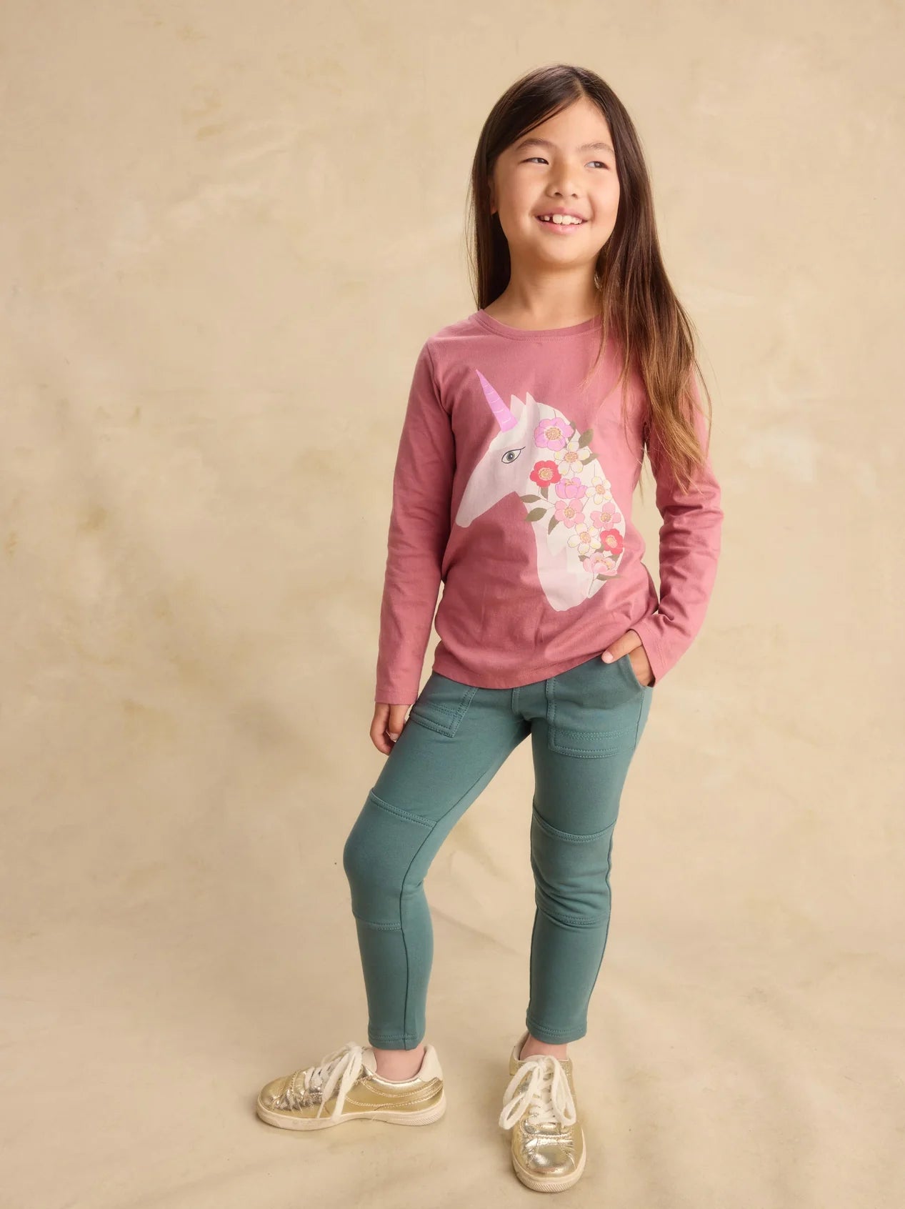 Tea English Rose | Royal Meadow Unicorn Graphic Tee