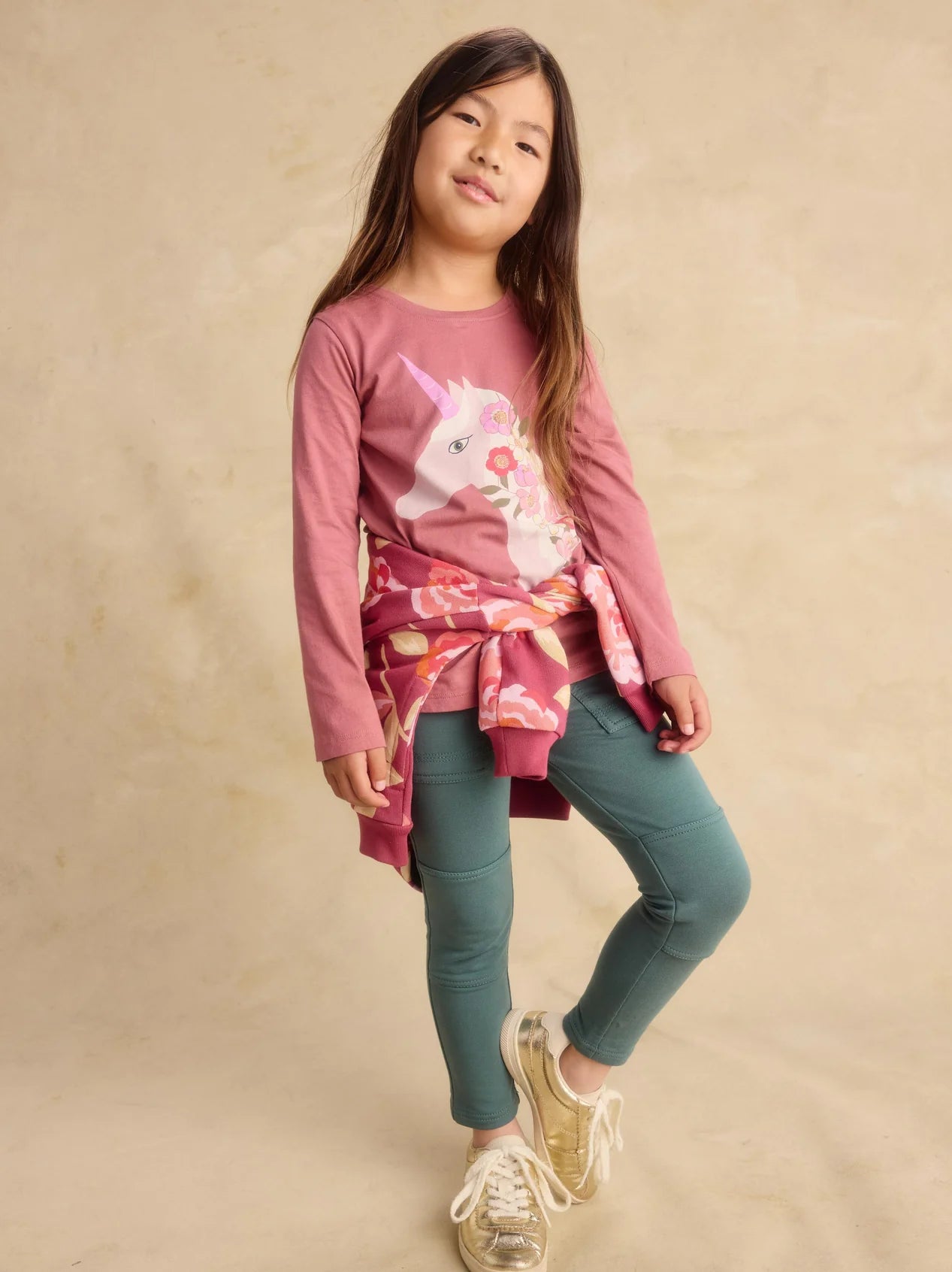 Tea English Rose | Royal Meadow Unicorn Graphic Tee