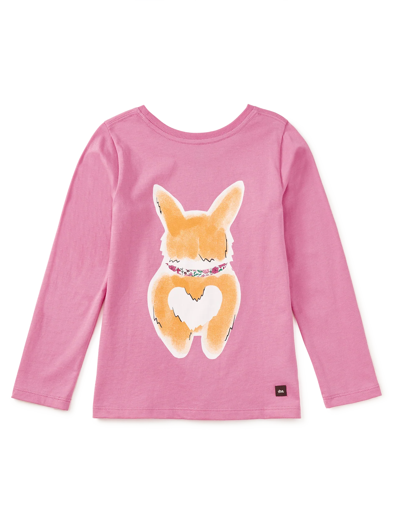 Tea Perennial Pink | Corgi Love Double-Sided Tee