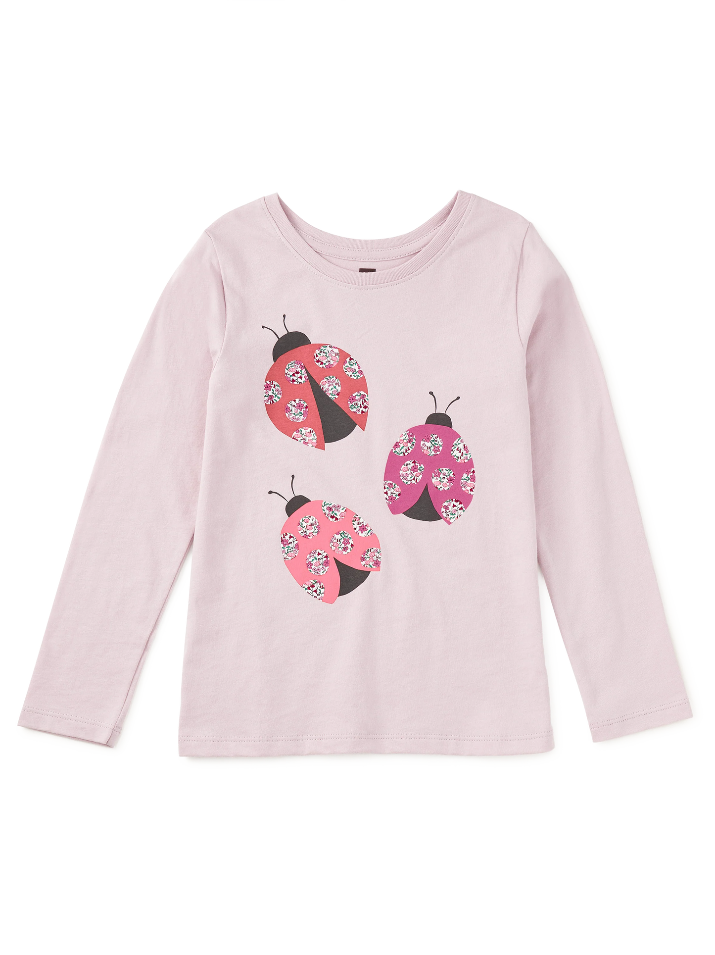 Tea Lavender Rain | Garden Ladybug Graphic Tee
