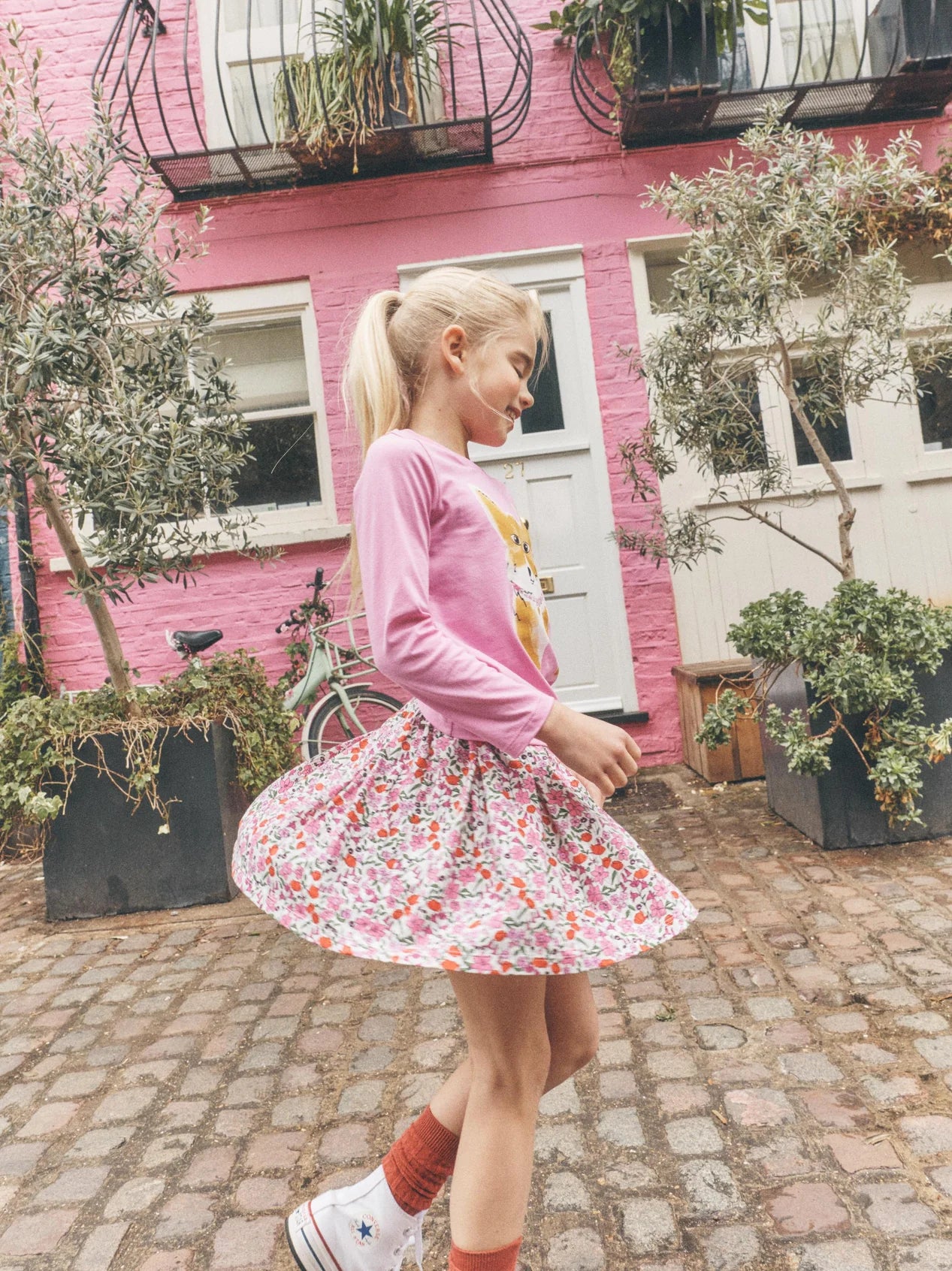 Tea Somerset Meadow | Tiered Skirted Twirl Dress